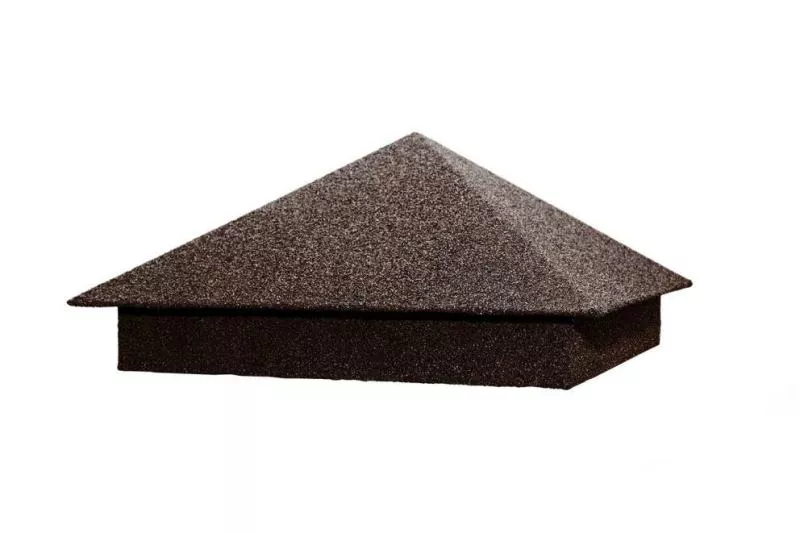 Колпак на столб 780х390мм 0,45 Базальт Шоколад купить в краснодаре