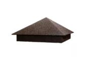 Колпак на столб 900х650мм 0,45 Базальт Шоколад – Купить оптом и в розницу