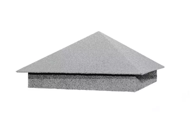 Колпак на столб 385х385мм 0,45 Zn п/ф купить в краснодаре