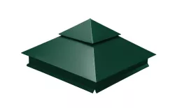 Колпак на столб двойной 390х390мм 0,5 Satin с пленкой RAL 6005 зеленый мох. Цена: 2632 руб. Артикул: 32136