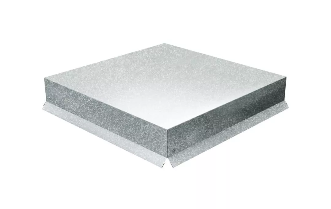 Колпак на столб крышка 390х390мм 0,45 Zn купить в краснодаре