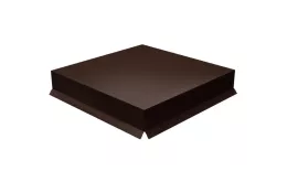 Колпак на столб крышка 390х390мм 0,5 Satin с пленкой RAL 8017 шоколад. Цена: 1180 руб. Артикул: 32187