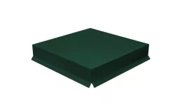 Колпак на столб крышка 380х380мм 0,45 PE с пленкой RAL 6005 зеленый мох. Цена: 1059 руб. Артикул: 32176