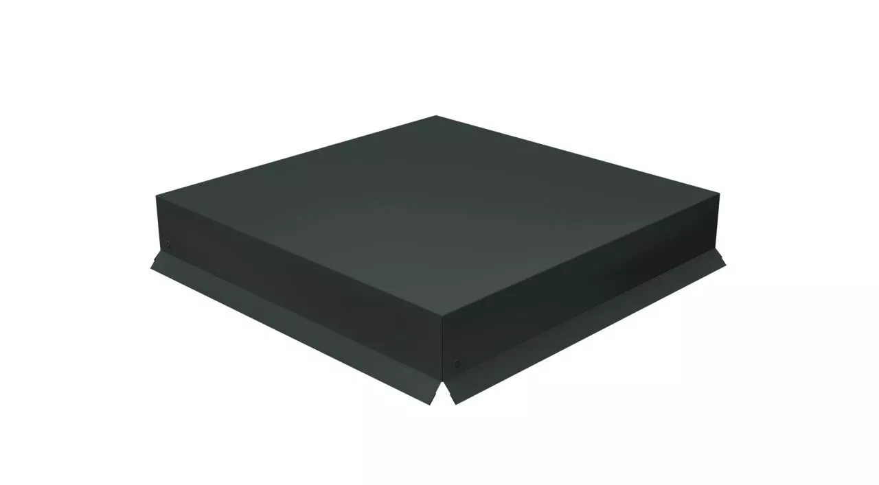 Колпак на столб крышка 640х380мм 0,5 Satin Matt TX с пленкой RAL 7016 антрацитово-серый купить в краснодаре