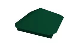 Колпак на столб Пирамида 390х390мм 0,45 PE с пленкой RAL 6005 зеленый мох. Цена: 2175 руб. Артикул: 32024