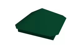 Колпак на столб Пирамида 390х390мм 0,5 Satin с пленкой RAL 6005 зеленый мох. Цена: 2360 руб. Артикул: 32030