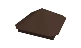 Колпак на столб Пирамида 355х355мм 0,5 Satin с пленкой RAL 8017 шоколад. Цена: 2148 руб. Артикул: 32001