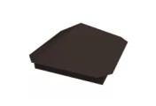 Колпак на столб Пирамида 330х330мм 0,45 PE с пленкой RR 32 темно-коричневый – Купить оптом и в розницу