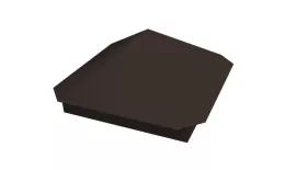 Колпак на столб Пирамида 330х330мм 0,45 PE с пленкой RR 32 темно-коричневый. Цена: 1840 руб. Артикул: 34692