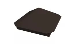 Колпак на столб Пирамида 390х390мм 0,45 Drap TX с пленкой RR 32 темно-коричневый. Цена: 2768 руб. Артикул: 32021