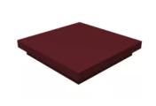 Колпак на столб плоский 390х390мм 0,45 Drap с пленкой RAL 3005 красное вино – Купить оптом и в розницу