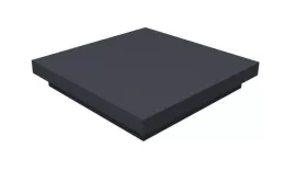 Колпак на столб плоский 390х390мм 0,5 Satin Matt TX с пленкой RAL 7024 мокрый асфальт. Цена: 2651 руб. Артикул: 32673