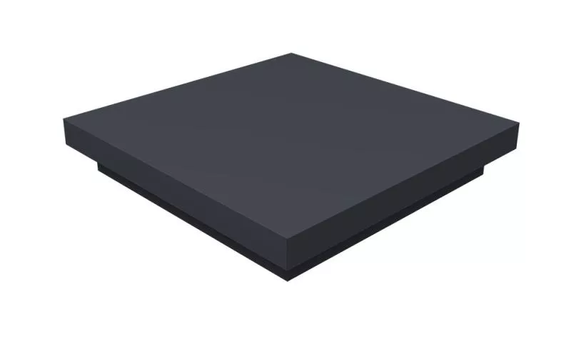 Колпак на столб плоский 395х280мм 0,45 Drap ST с пленкой RAL 7024 мокрый асфальт купить в краснодаре