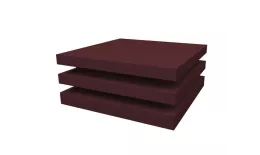 Колпак на столб плоский елка 380х380мм 0,45 Drap TX с пленкой RAL 3005 красное вино. Цена: 5187 руб. Артикул: 32905