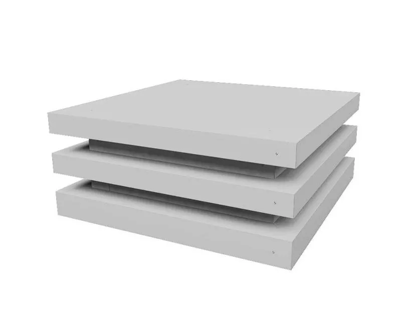 Колпак на столб плоский елка 510х510мм 0,45 Drap TX с пленкой RAL 9003 сигнальный белый купить в краснодаре