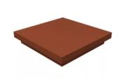Колпак на столб плоский 385х385мм 0,45 Drap TX с пленкой RAL 8004 терракота – Купить оптом и в розницу