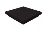 Колпак на столб плоский 205х205мм 0,5 Satin Matt TX с пленкой RAL 9005 черный – Купить оптом и в розницу