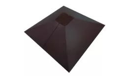 Колпак на столб под фонарь 390х390мм 0,5 Satin с пленкой RAL 7024 мокрый асфальт. Цена: 2414 руб. Артикул: 32090