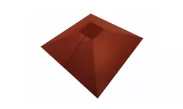 Колпак на столб под фонарь 390х390мм 0,5 Satin с пленкой RAL 8004 терракота. Цена: 2414 руб. Артикул: 32091