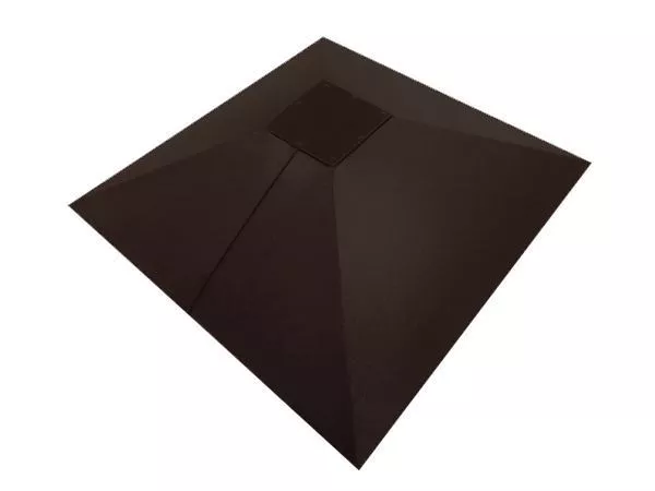 Колпак на столб под фонарь 390х390мм 0,5 GreenCoat Pural BT с пленкой RR 32 темно-коричневый купить в краснодаре