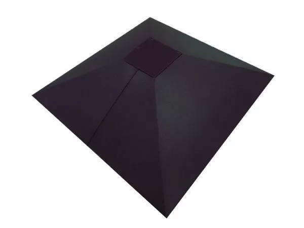 Колпак на столб под фонарь 390х390мм 0,5 Satin Matt TX с пленкой RAL 9005 черный купить в краснодаре