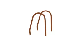 Комплект_Поручней МП для лестницы (8004)_2шт и метизы. Цена: 3115 руб. Артикул: 43559