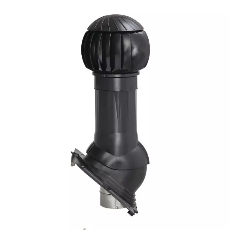 Комплект вентиляции Gervent для кровли Universal 160/125 RAL 9005 купить в краснодаре