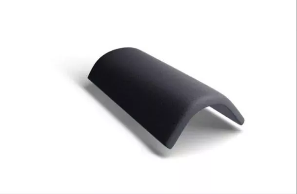 Коньковая черепица Kriastak. Цементно-песчаная. 3 шт./пог.м, Antik. Графит купить в краснодаре