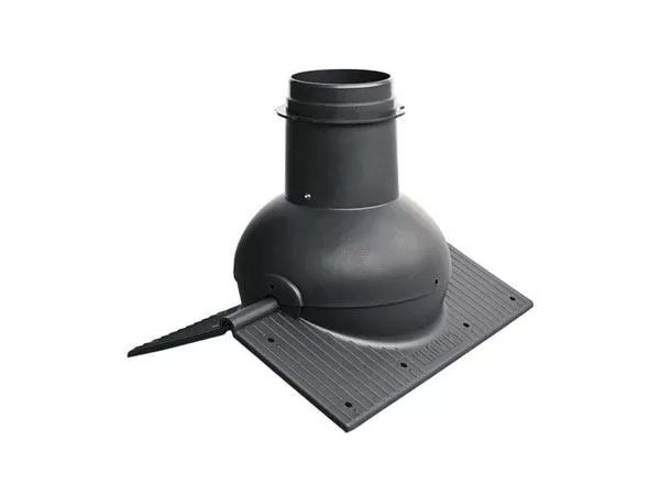 Коньковый элемент Krovent Pipe-Cone черный купить в краснодаре
