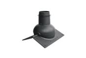 Коньковый элемент Krovent Pipe-Cone черный – Купить оптом и в розницу