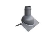 Коньковый элемент Krovent Pipe-Cone серый – Купить оптом и в розницу