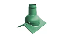 Коньковый элемент Krovent Pipe-Cone зеленый. Цена: 1799 руб. Артикул: 43013
