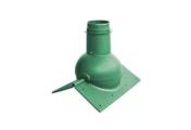 Коньковый элемент Krovent Pipe-Cone зеленый – Купить оптом и в розницу