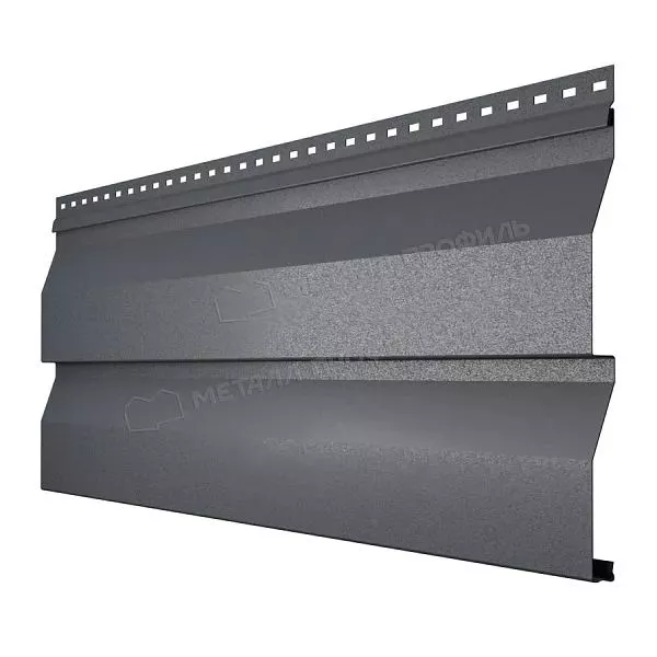 Сайдинг МЕТАЛЛ ПРОФИЛЬ Lбрус-XL-14х335 (VikingMP-01-7016-0.45) купить в краснодаре