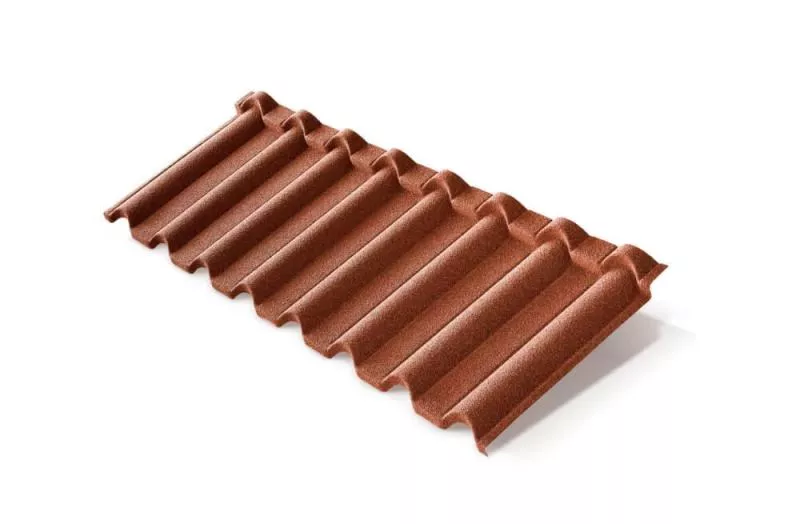 Композитная черепица Metrotile Gallo Коралловый купить в краснодаре