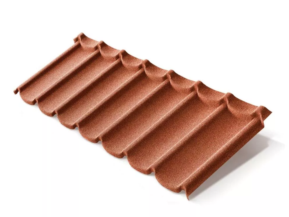 Композитная черепица Metrotile Mistral Коралловый купить в краснодаре