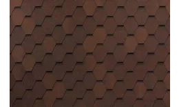 Гибкая черепица Tegola Nordland Нордик коричневый с отливом. Артикул: Tegola5