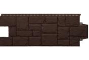 Фасадные панели GRAND LINE Коллекция Крупный Камень Стандарт Шоколадный – Купить оптом и в розницу