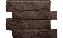 Фасадные панели Альта-Профиль. Туф ЭКО (0,796х0,591м) Коричневый. Цена: 649 руб. Артикул: 42149