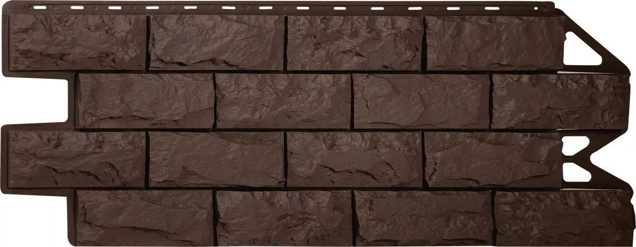 Фасадные панели Альта-Профиль Фагот ЭКО Коричневый купить в краснодаре