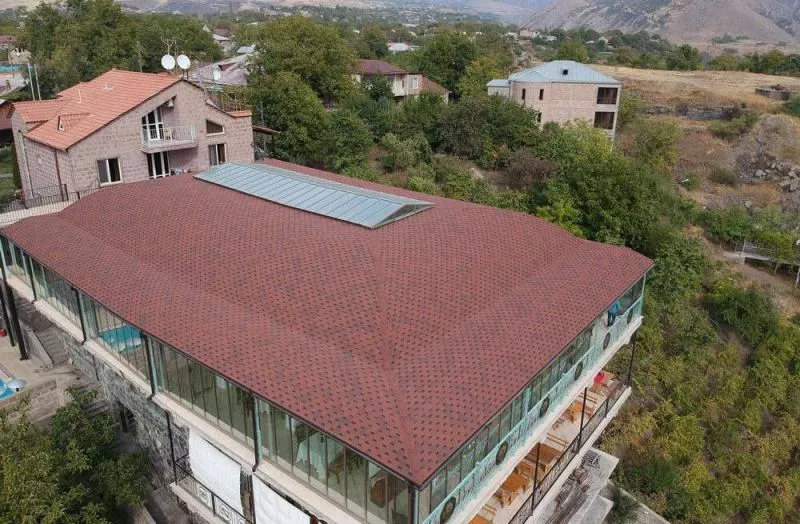 Гибкая черепица Docke STANDARD Сота коричневый купить в краснодаре