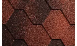 Мягкая черепица ICOPAL Антик Кирпично-красный. Артикул: ICOPAL18_03