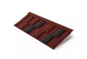 Композитная черепица Metrotile MetroViksen Красно-черный – Купить оптом и в розницу