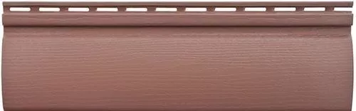 Сайдинг акриловый Альта-Профиль Blockhouse BH-01 однопереломный Красно-коричневый купить в краснодаре