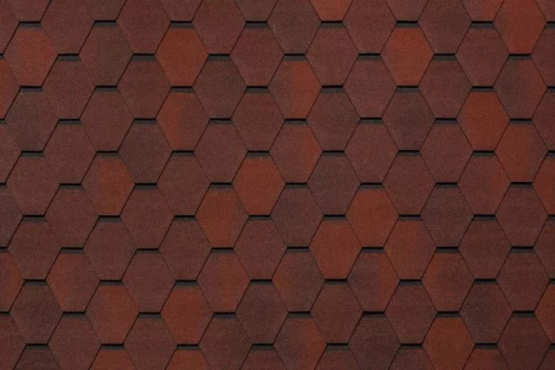 Гибкая черепица Tegola Nordland Нордик красный с отливом купить в краснодаре