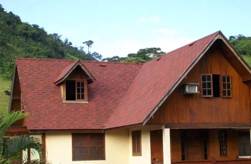 Гибкая черепица Tegola Nordland Альпин красный с отливом купить в краснодаре