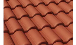 Цементно-песчаная минеральная черепица Braas Таунус красный. Цена: 136 руб. Артикул: zp11