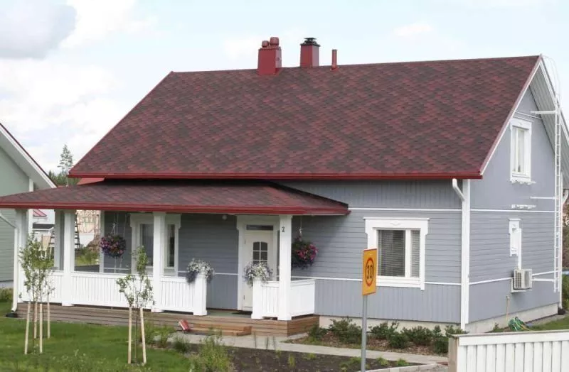 Гибкая черепица Katepal Jazzy красный купить в краснодаре