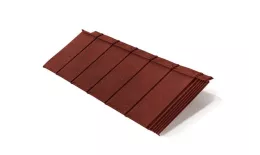 Композитная черепица Metrotile IPanel Красный. Артикул: MetrotilePanel-red