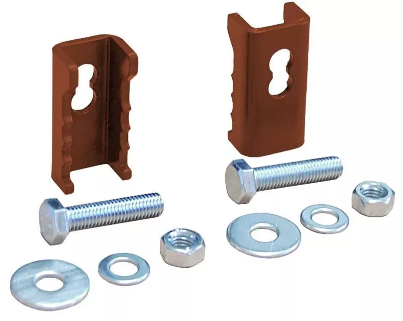 Крепление кронштейна на фальц Grand Line RAL 8004 (комплект) купить в краснодаре